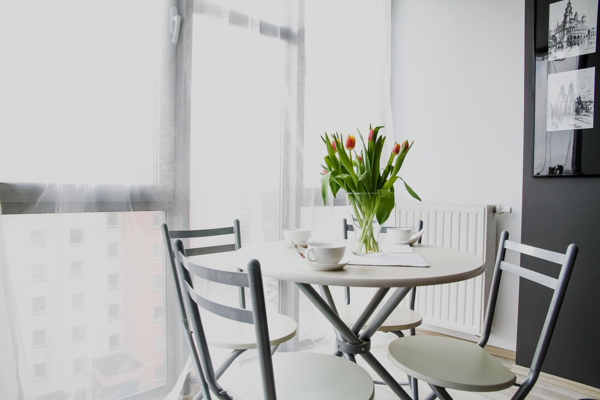 living room dining table design